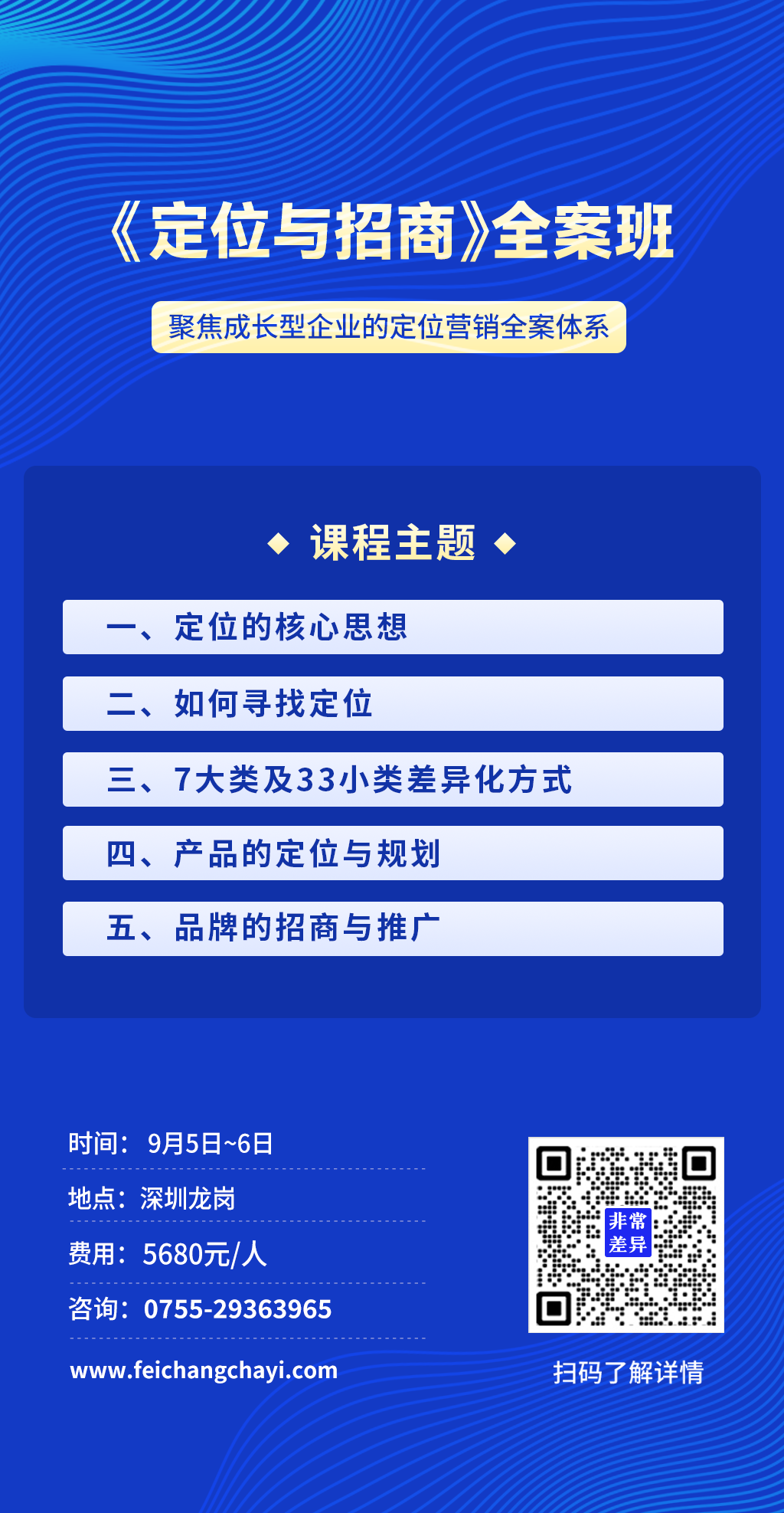 品牌定位營銷總裁班